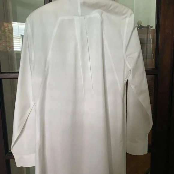 Classic White Womens Tunic Shirt - Picture 6 of 6